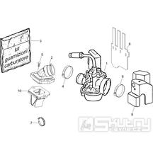 1.39 Karburátor - Gilera Stalker 50 2T 2005-2006 (ZAPC40100)
