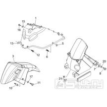 2.33 Přední a zadní blatník - Gilera Nexus 250 4T LC 2007 (ZAPM35300)
