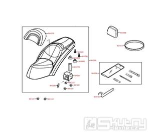 F09 Sedačka a nářadí - Kymco Grand Dink 50