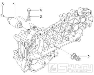 1.20 Elektrický startér motoru - Gilera Runner 200 VXR 4T LC Race 2006 UK (ZAPM46200)