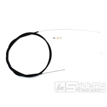 Plynové lanko univerzální 1600mm otevřené černé pro mopedy Kreidler, Zündapp, Puch