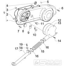 1.15 Kryt variátoru, přívod vzduchu pro variátor - Gilera Runner 50 PureJet ST 2008 (ZAPC46200)