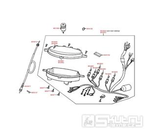 F02 Tachometr - Kymco Vitality 50 4T