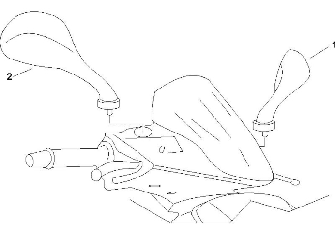 2.45 Zrcátka - Gilera Runner 50 PureJet SC 2006 (ZAPC46200)