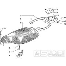 T25 Sedačka, zadní nosič - Gilera Storm 50ccm 1998-2005 (TEC2T...)