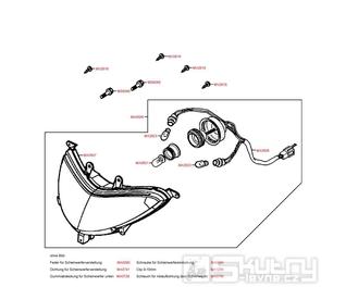 F01 Světlomet - Kymco Grand Dink 125