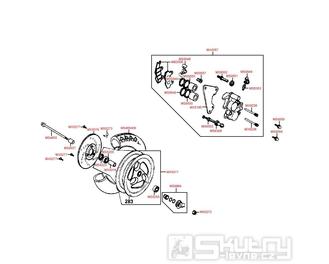 F07 Přední kolo s brzdou - Kymco Dink 125 (Bet & Win)