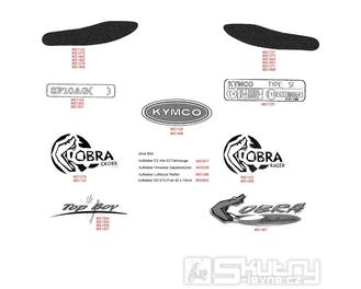 F23 Znaky a nálepky - Kymco Top Boy 50 (COBRA)