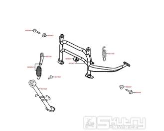 F15 Hlavní stojan / Boční stojan - Kymco Movie S 125i SR25BA