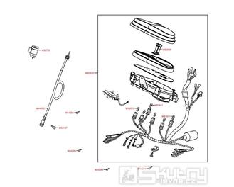 F02 Tachometr - Kymco Like 50 2T KE10AA