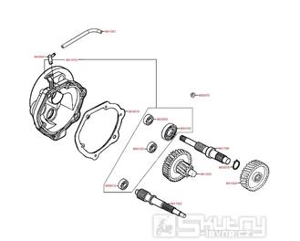 E09 Převodovka - Kymco Agility 125 MMC