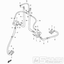 17 Sekundární vzduchový systém - Hyosung GT 650 N (Naked)