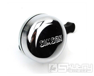 Zvonek s vysoce lesklým chromem pro Simson, Hercules, Zündapp, Kreidler, Puch