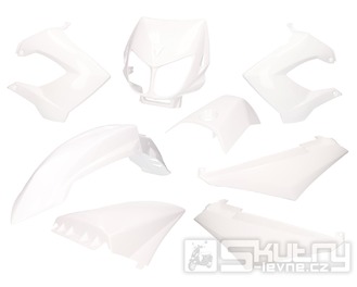 Sada plastů kapotáže v bílém provedení pro Derbi Senda R, SM X-Treme, SM DRD