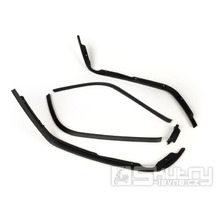 Ochranné lišty Moto Nostra černé matné sada pro Vespa Primavera, Sprint (2013-)