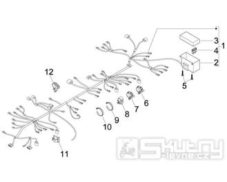 6.08 Elektroinstalace, pojistky - Gilera Runner 50 PureJet ST 2008 (ZAPC46200)