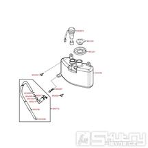 F12 Olejová nádrž - Kymco Dink 50 SH10C