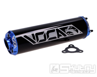 Koncovka výfuku Voca Racing60x200mm černá/modrá 50-80ccm pro D50B0, EBE050, EBS050, AM6