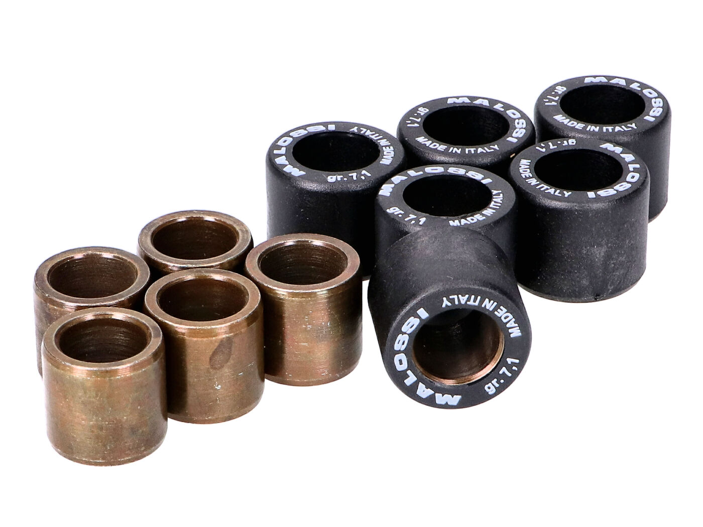 Válečky variátoru Malossi HT o rozměru 16x13mm a váze 7,0g = M.669823.M0