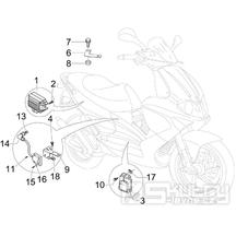 6.06 Regulátor napětí, zapalovací cívka a kabel - Gilera Runner 200 VXR 4T LC Race 2006 UK (ZAPM46200)