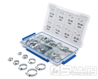 Hadicové svorky, 80 kusů v sadě