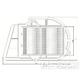 Vzduchový filtr variátoru pro Benelli Velvet, Italjet Jupiter, Malaguti Madison a Yamaha Majesty 250