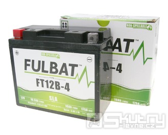 Baterie Fulbat FT12B-4 SLA MF bezúdržbová