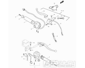 43 Gripy / Přepínače / Páčky - Hyosung GV 650 Fi