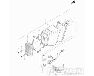 26 Zadní světlo - Hyosung GV 125M Aquila E3