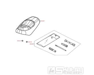F10 Sedadlo a nářadí - Kymco YUP 50