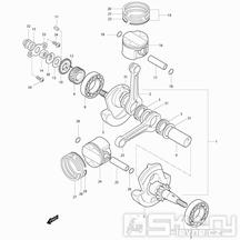 06 Kliková hřídel / Píst - Hyosung GT 250i R