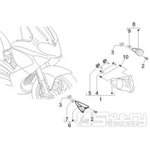 6.03 Přední světlo a blinkry - Gilera Runner 200 VXR 4T LC 2006 (ZAPM46400)