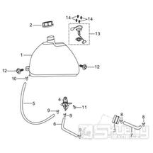 2.47 Palivová nádrž - Gilera Oregon 250 2007-2009 (RGEYN25D5)