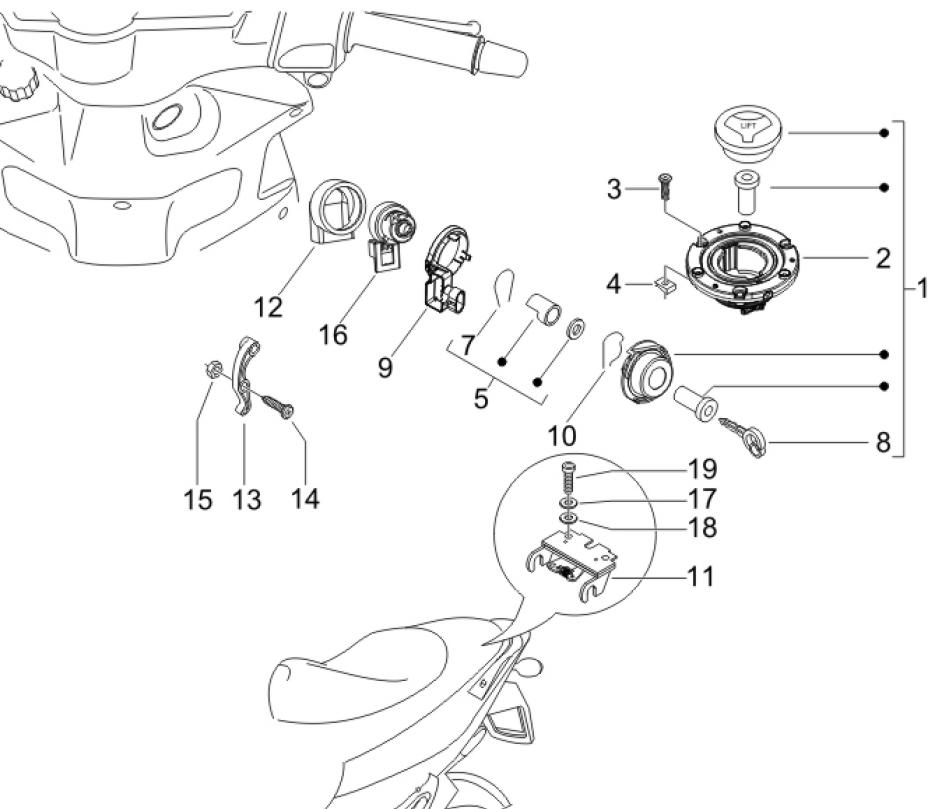 2.46 Zámky - Gilera Runner 125 VX 4T Race 2005 (ZAPM46100)