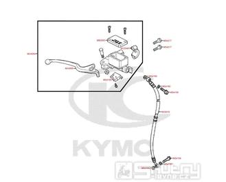 F04 Hlavní brzdový válec přední / Brzdová páčka / Brzdová hadice - Kymco DJ 125 S KN25GA