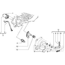 T11 Elektrický a nožní startér - Gilera Storm 50ccm 1998-2005 (TEC2T...)