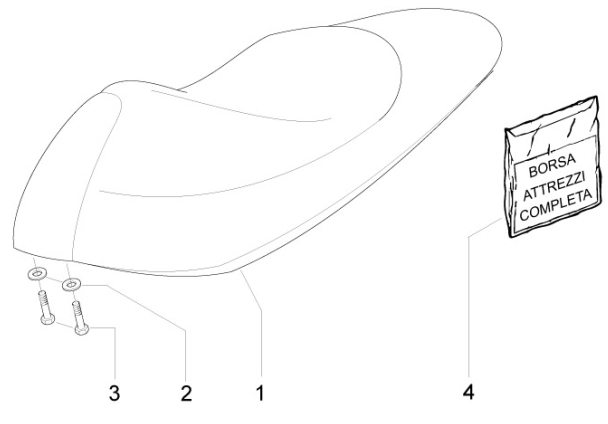 2.39 Sedadlo - Gilera Runner 50 PureJet 2010-2011 (ZAPC46200)