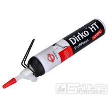 Silikonový tmel Dirko HT ProfiPress černý +315 °C 200ml