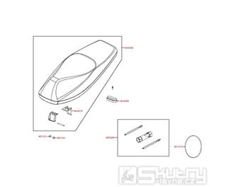 F09 Sedačka a nářadí - Kymco Agility 125 MMC