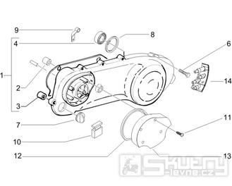 1.15 Kryt variátoru - Gilera Storm 50 2007 (UK - ZAPC29000)