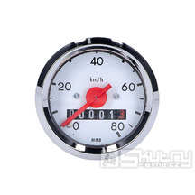 Tachometr 80 km/h, průměr 48 mm, pro Simson S50, S51, K51 Schwalbe