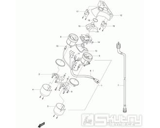 21 Tachometr / Otáčkoměr - Hyosung GT 125 N E3 (Naked)