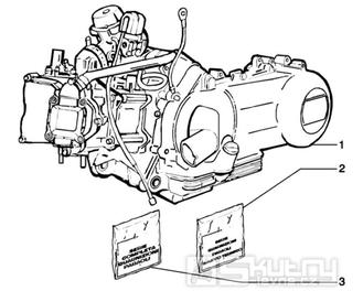 T1 Motor, těsnění motoru - Gilera Runner VX 125 4T (ZAPM24100, ZAPM24000)