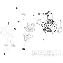 1.39 Karburátor - Gilera Runner 50 SP 2008-2009 (ZAPC46100)