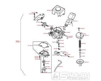E05 Karburátor - Kymco Agility 50 Basic 4T KD10SH