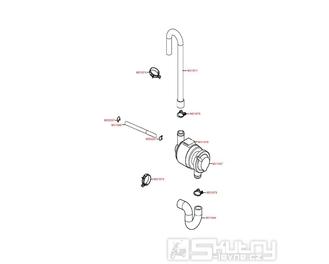 F25 Sekundární vzduchový systém - Kymco MXU 250