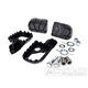 Stupačky CNC černé 16x24x3mm pro Beta RR 50 Enduro