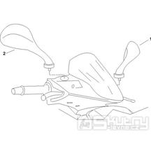 2.45 Zrcátka - Gilera Runner 50 PureJet 2010-2011 (ZAPC46200)