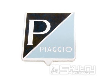 Nalepovací znak Piaggio o rozměru 25x31mm pro Vespa Nuova, L, N a S