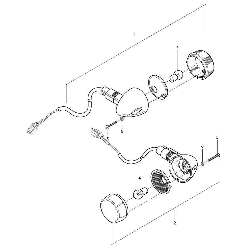 FIG23 Přední blinkry - Hyosung GV 250i